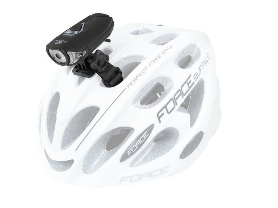 Přední světlo Force CASS 300LM, USB, černé