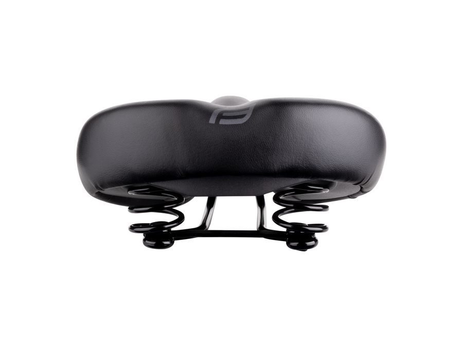 sedlo FORCE GRACE UNI s pružinou, černé