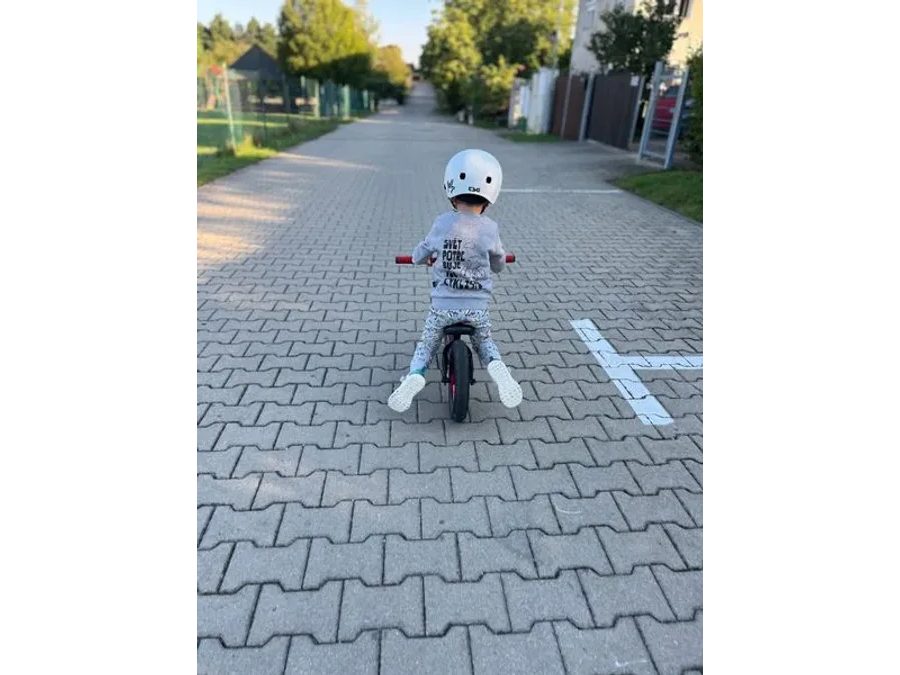 Dětská mikina Kolo je láska Svět potřebuje víc cyklistů - šedá