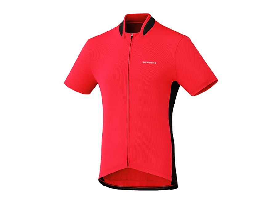 Pánský dres s krátkým rukávem SHIMANO, celopropínací, žlutý