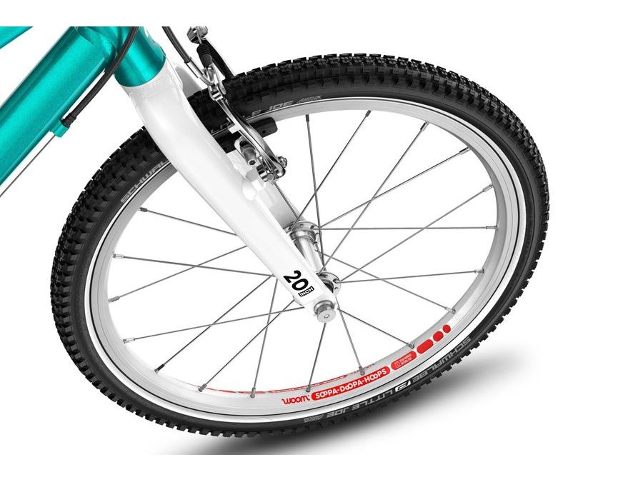 Dětské kolo Woom GO 4 20" - Metallic Turquoise (Zelená) 2025