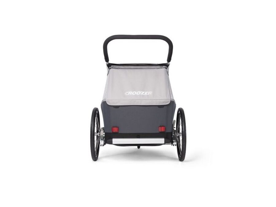 Odpružený vozík za kolo CROOZER KID FOR 2 Keeke STONE GREY 2020 2v1