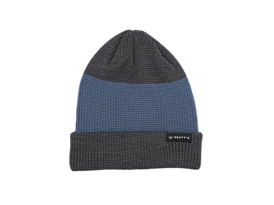 Čepice PEATY'S ČEPICE PUBWEAR MERINO BEANIE - BLUE STRIPE