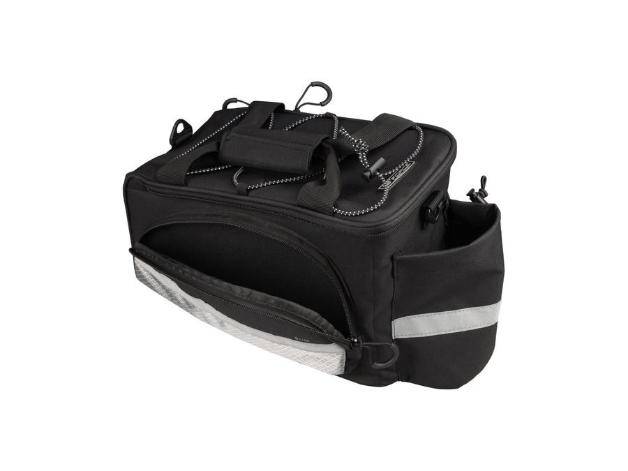 Brašna na zadní nosič FORCE SLIM, černá 9 l