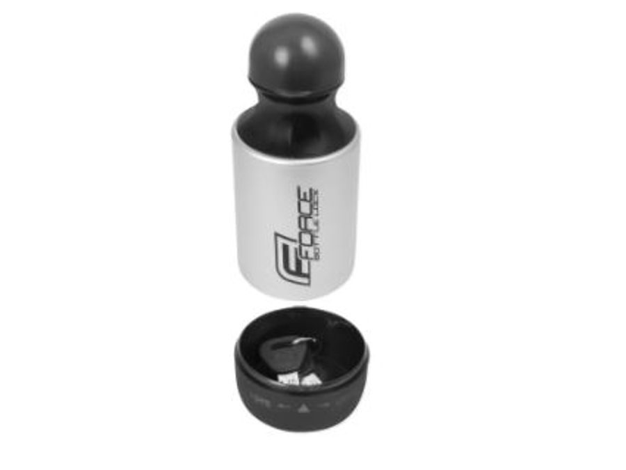 Zámek v láhvi Force BOTTLE LOCK, 150cm/7mm, stříbrný