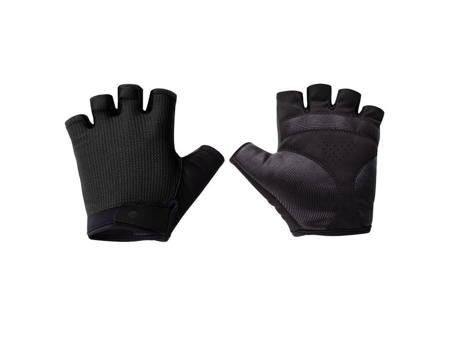 Letní krátkoprsté rukavice FORCE PARK, černé