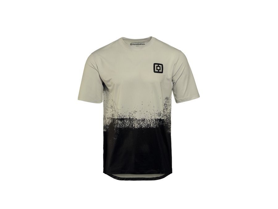 Pánský dres s krátkým rukávem HORSEFEATHERS Quantum, silver birch-black