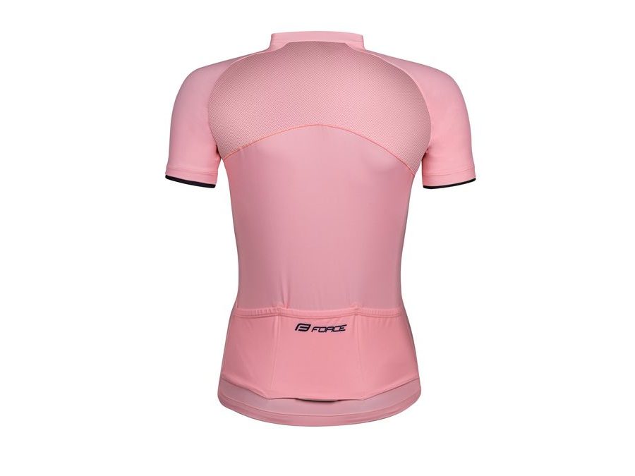 Dámský dres s krátkým rukávem FORCE CHARM LADY, světle růžový