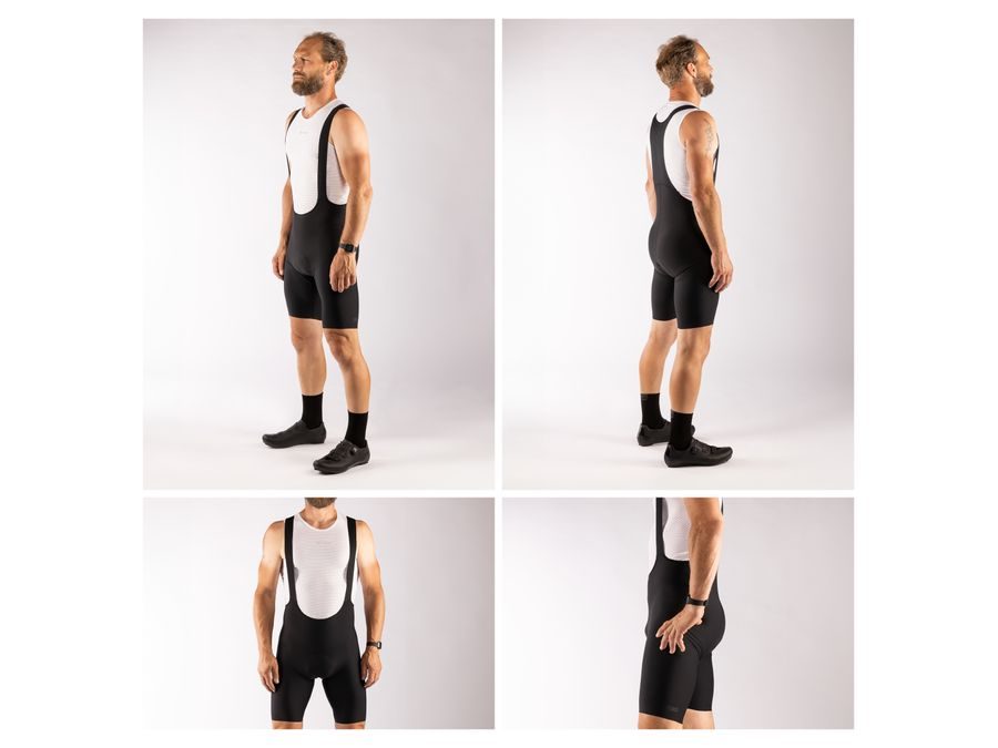 Pánské kraťasy se šráky a vložkou FORCE ACTION, černé