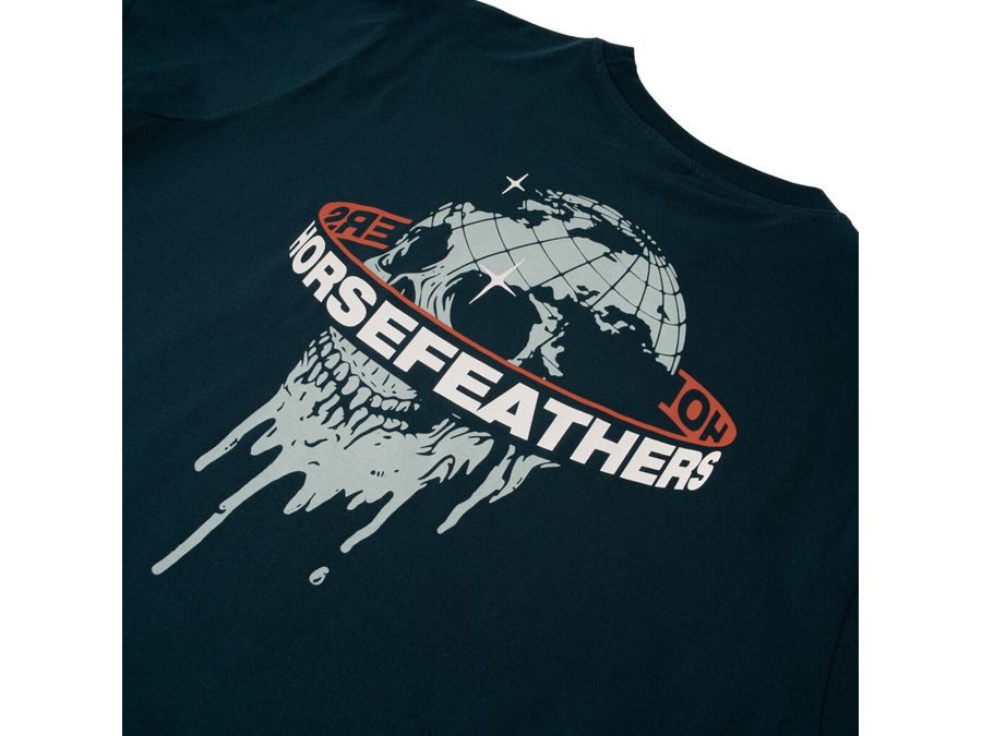 Pánské tričko s krátkým rukávem HORSEFEATHERS Orbit, pond