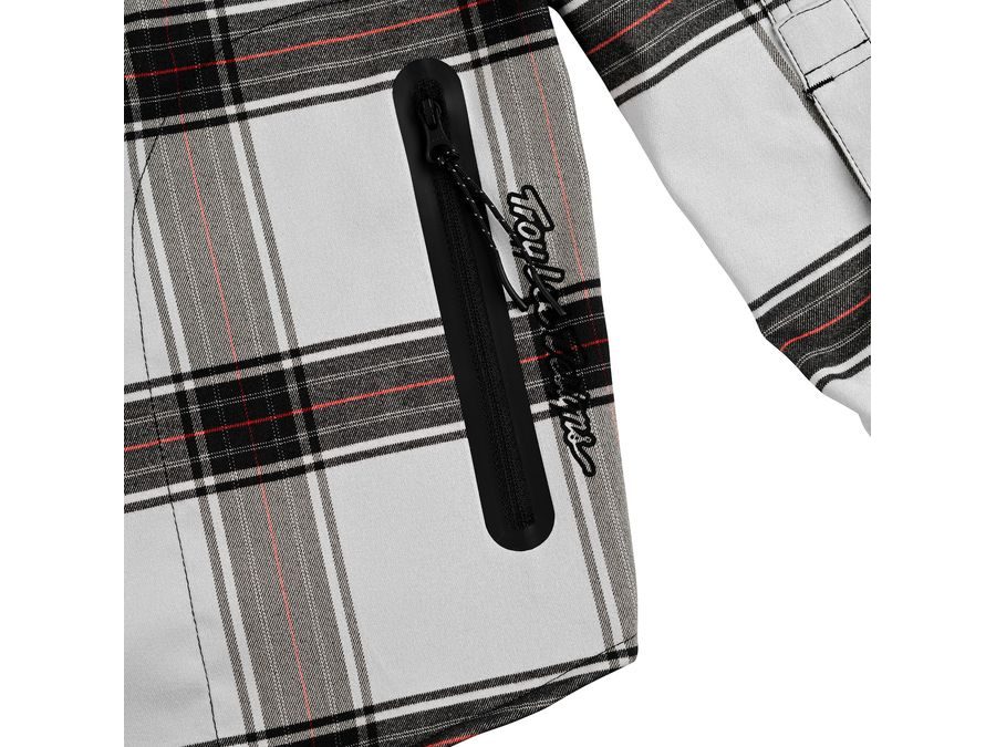 Pánská košile Troy Lee Designs GRIND FLANNEL PlAID MIST