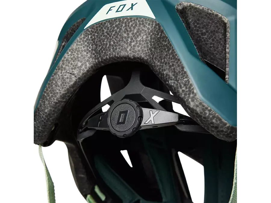 Helma FOX Mainframe Helmet Trvrs - modrozelená
