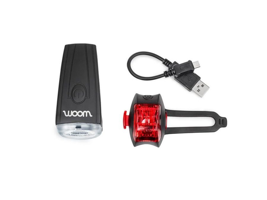 Světlo přední a zadní Woom S MICRO USB NABÍJENÍ
