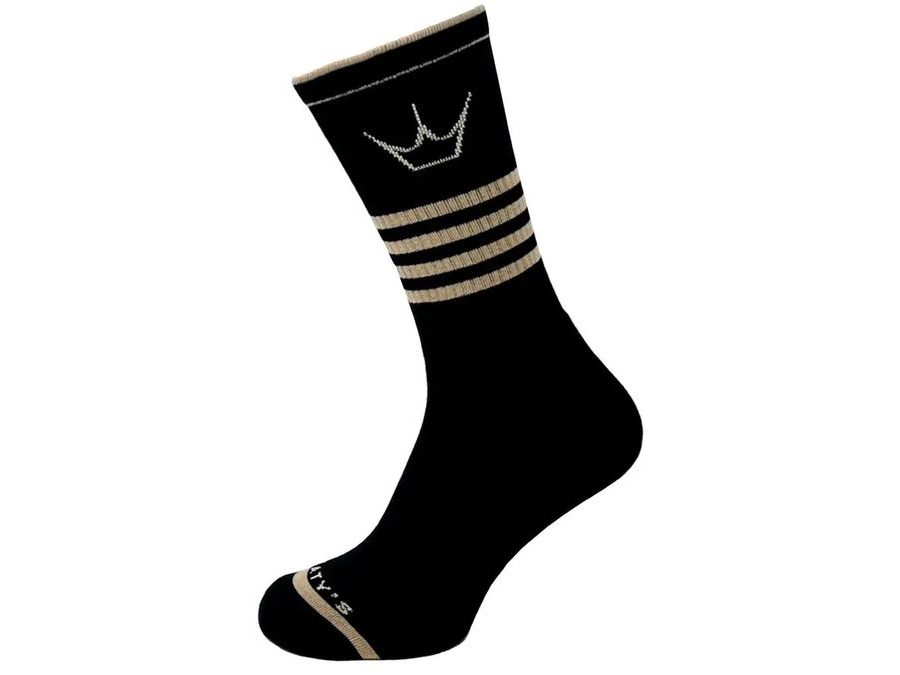 Dlouhé ponožky PEATY'S PONOŽKY SHREDSOCKS BAND, black-brown