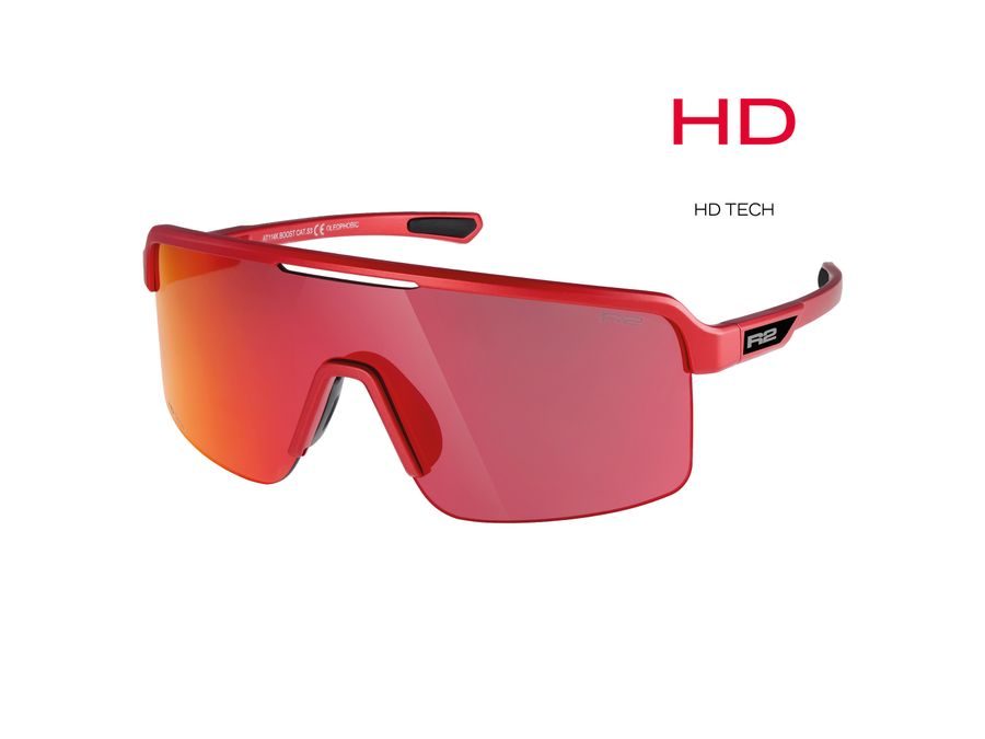 Sportovní sluneční brýle R2 HD BOOST AT114K, červené