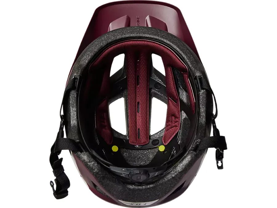 Helma FOX Mainframe Helmet Trvrs- červená