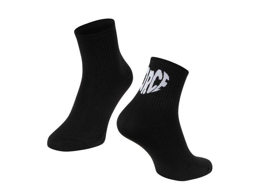 Krátké ponožky FORCE IN HEART, černé