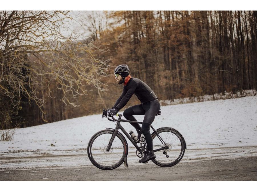 tretry zimní FORCE MTB GLACIER, černé