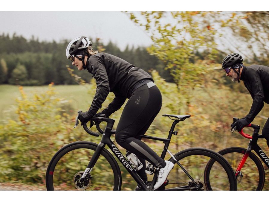 Dámské kalhoty se šráky bez vložky FORCE BRIGHT LADY, černé