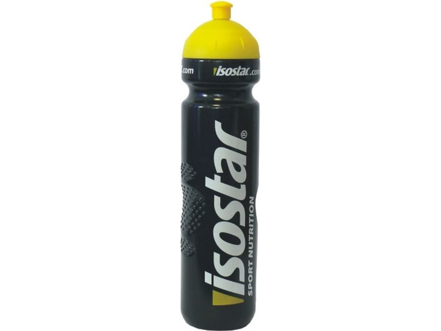 Láhev na kolo 1 l Isostar černá