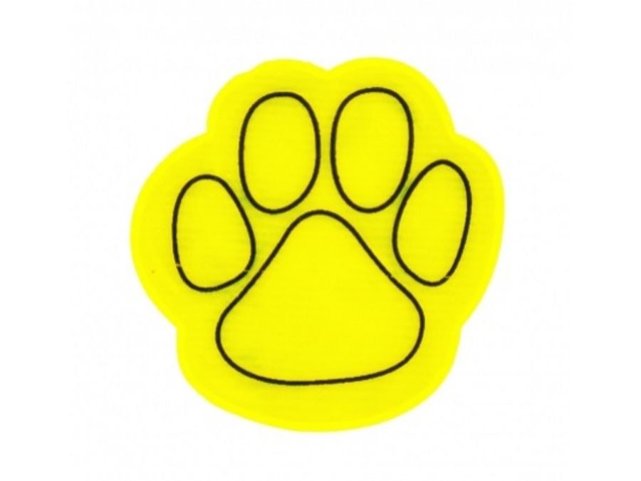 Reflexní samolepka tlapka