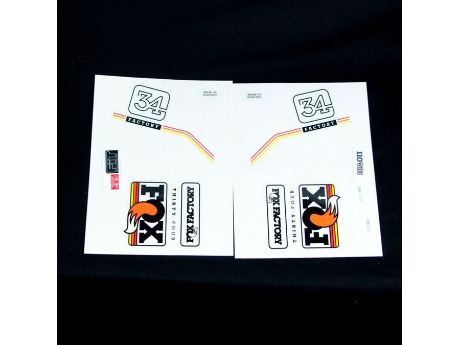 Nálepky FOX na Vidlice 34 SADA