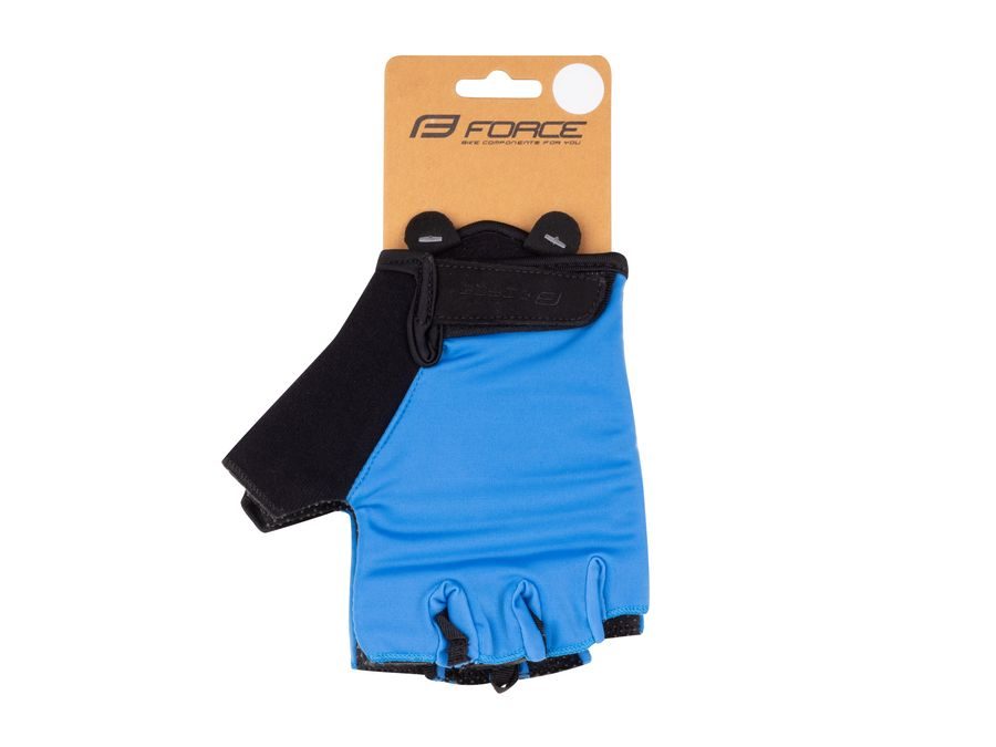 Letní krátkoprsté rukavice FORCE FUN, modré