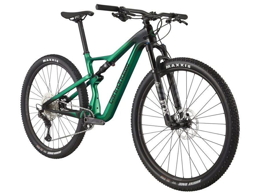 Celoodpružené kolo CANNONDALE SCALPEL 29" Carbon 4, černá-zelená