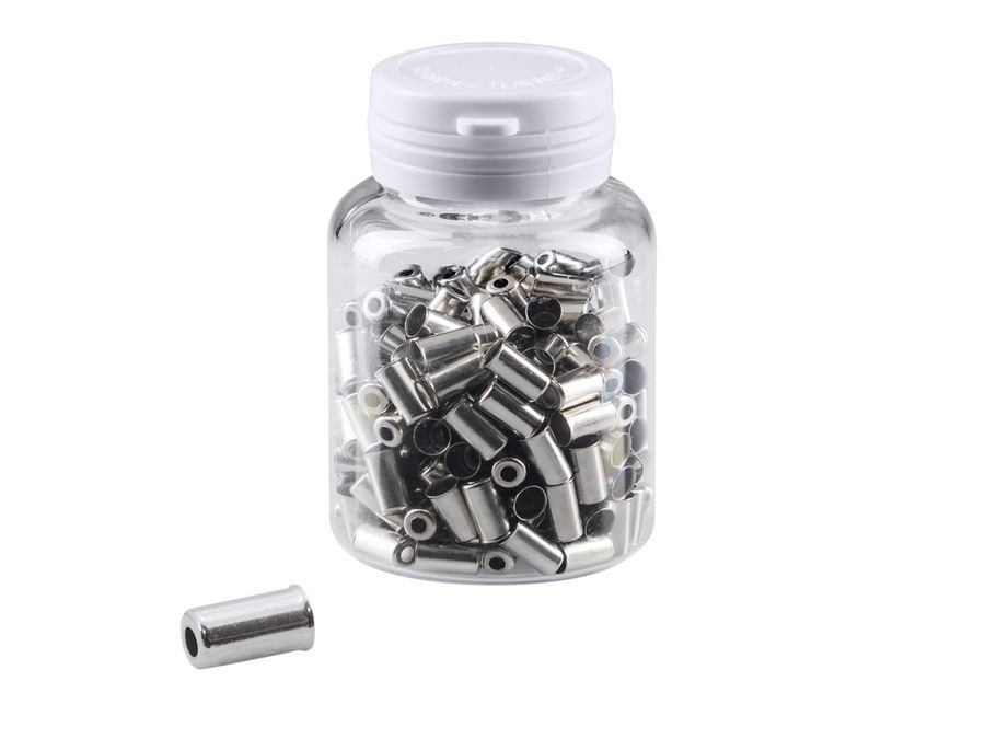 koncovka brzd.bowdenu 5 mm Fe, stříbrná 200ks