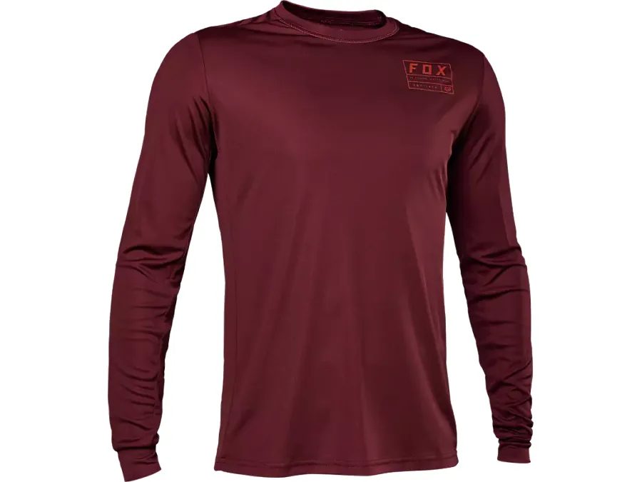 Pánský dres s dlouhým rukávem FOX RANGER SWATH, červený