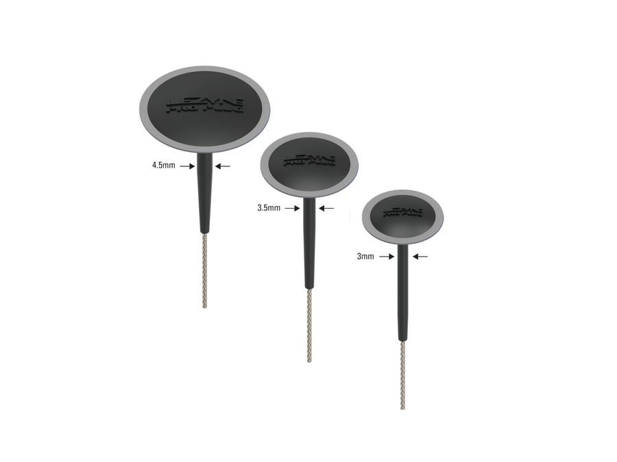 Sada pro opravu bezdušových plášťů LEZYNE TUBELESS PRO PLUGS BLACK