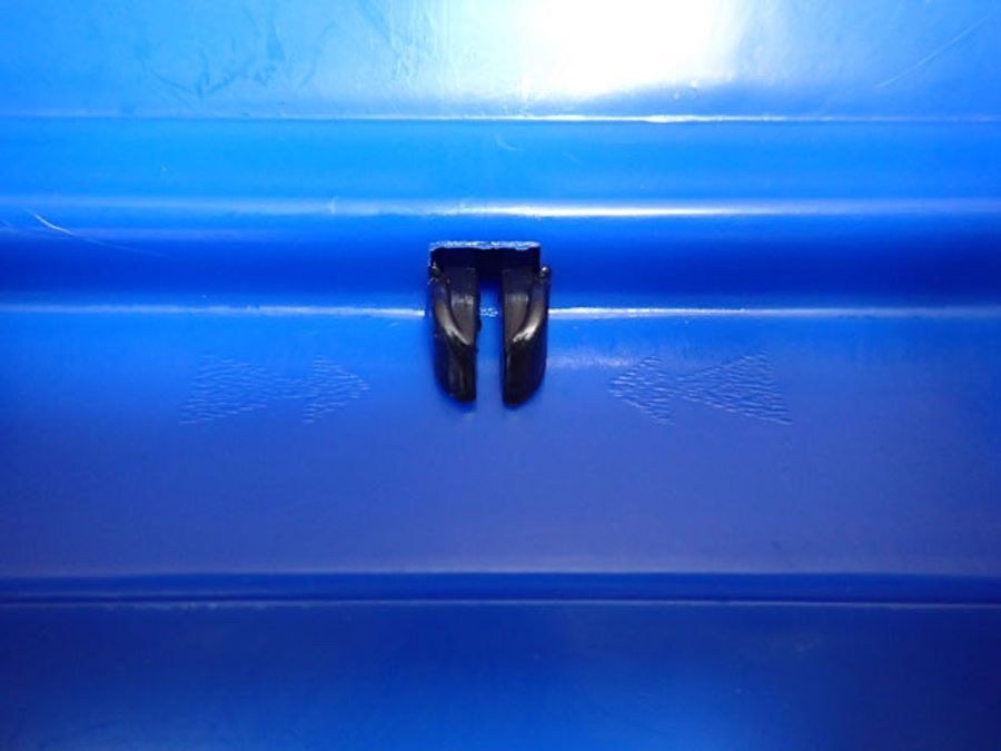 Dětské sáňky Kamzík plastové - modrý