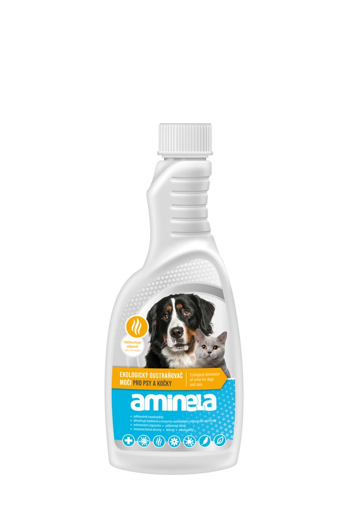 Aminela Clean Ekologický odstraňovač moču 500ml - Aminela - Čistiace  prostriedky - Pre psov