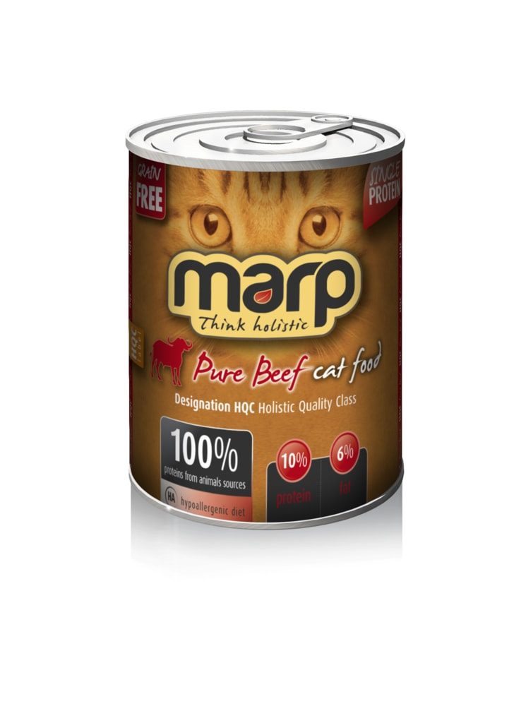 Marp Beef konzerva pre mačky s hovädzím 400g - Marp Holistic - Konzervy pre  mačky - Pre mačky