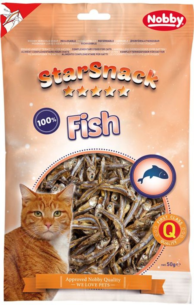 Nobby StarSnack Fish maškrty pre mačky 50g - Nobby StarSnack - Maškrty pre  mačky - Pre mačky