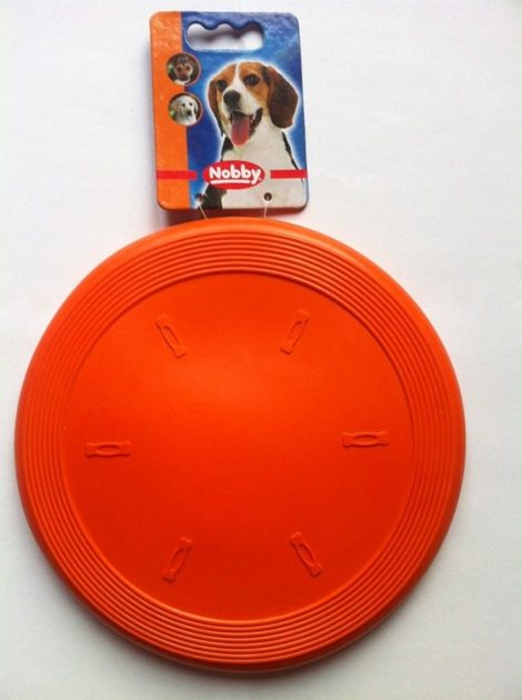 Nobby Frisbee lietajúci tanier pre psa - silná trvanlivá guma 1ks - Nobby -  Hračky pre psov - Pre psov