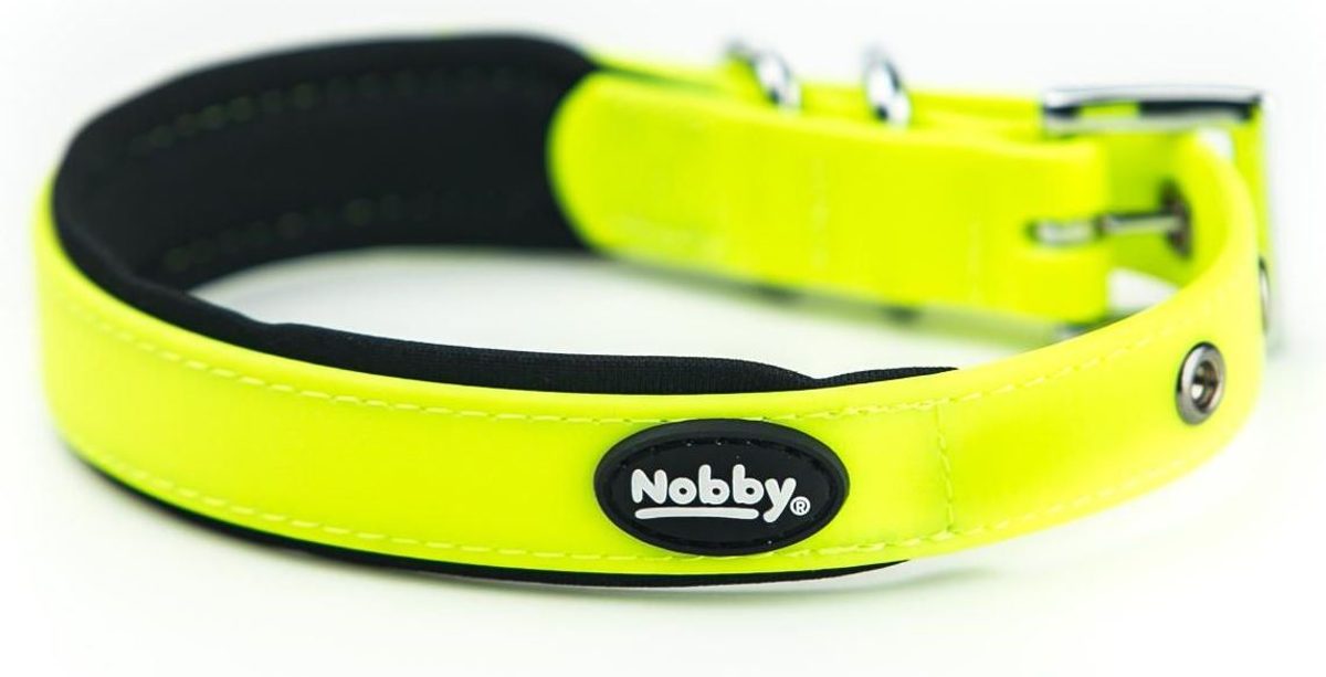 Nobby COVER obojok pvc žltý S 30-40cm - Nobby - Obojky pre psov - Pre psov