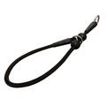 Obojok polosťahovací - lano - Čierna
