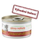 ALMO NATURE HFC NATURAL - HOVÄDZIE SO ZEMIAKMI A HRÁŠKOM 95G VÝHODNÉ BALENIE 24KS - KONZERVY PRE PSOV