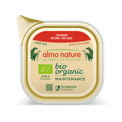 ALMO NATURE BIO ORGANIC - VANIČKA PRE PSOV S HOVÄDZÍM 100G VÝHODNÉ BALENIE 32KS - KONZERVY PRE PSOV