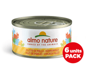 ALMO NATURE HFC NATURAL - MEGAPACK KURACÍ FILET 6X70G - KONZERVY PRE MAČKY