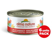 ALMO NATURE HFC MEGAPACK KURA A KREVETY 6X70G EXP. 4/2023 ZĽAVA 25% - KONZERVY PRE MAČKY