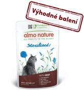 ALMO NATURE HOLISTIC STERILISED S HOVÄDZÍM 70G VÝHODNÉ BALENIE 30KS - KONZERVY PRE MAČKY