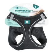 FARM COMPANY SOFT MESH POSTROJ PRE PSOV ČIERNY L 48-54CM - POSTROJE PRE PSOV
