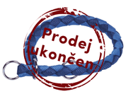 NOBBY CORDA POLOSŤAHOVACÍ OKRÚHLY OBOJOK M-L MODRÁ - OBOJKY PRE PSOV