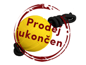 LOPTIČKA FOAM SO ŠNÚRKOU - ŽLTÁ - HRAČKY PRE PSOV