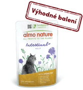 ALMO NATURE HOLISTIC INTESTINAL HELP - S KURACÍM 70G VÝHODNÉ BALENIE 30KS - KONZERVY PRE MAČKY