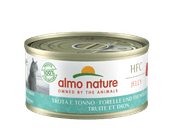 ALMO NATURE HFC JELLY - PSTRUH A TUNIAK 70G - KONZERVY PRE MAČKY