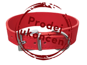 KOŽENÝ OBOJOK SETA - ČERVENÁ - OBOJKY PRE PSOV