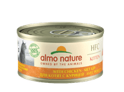 ALMO NATURE HFC NATURAL KURACIE PRE MAČIATKA 70G - KONZERVY PRE MAČKY